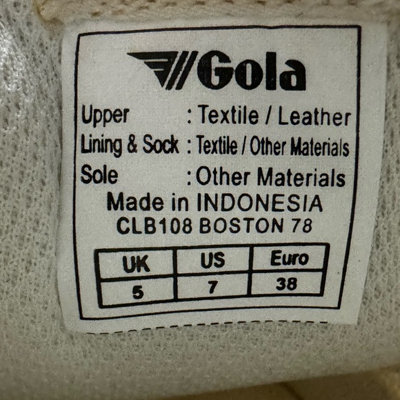 Gola Classics Women's Boston '78 Sneakers
size 7 us womens - Picture 2 of 5